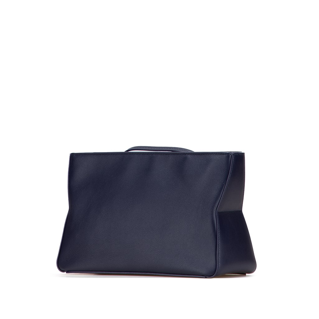 Salvatore Ferragamo Leather Soft Pouch - Back view