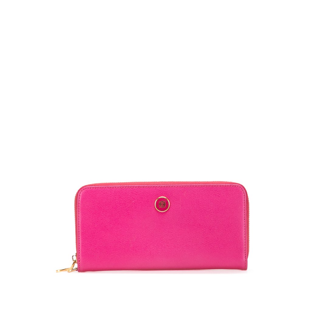 Loewe Anagram Leather Zip Around Wallet