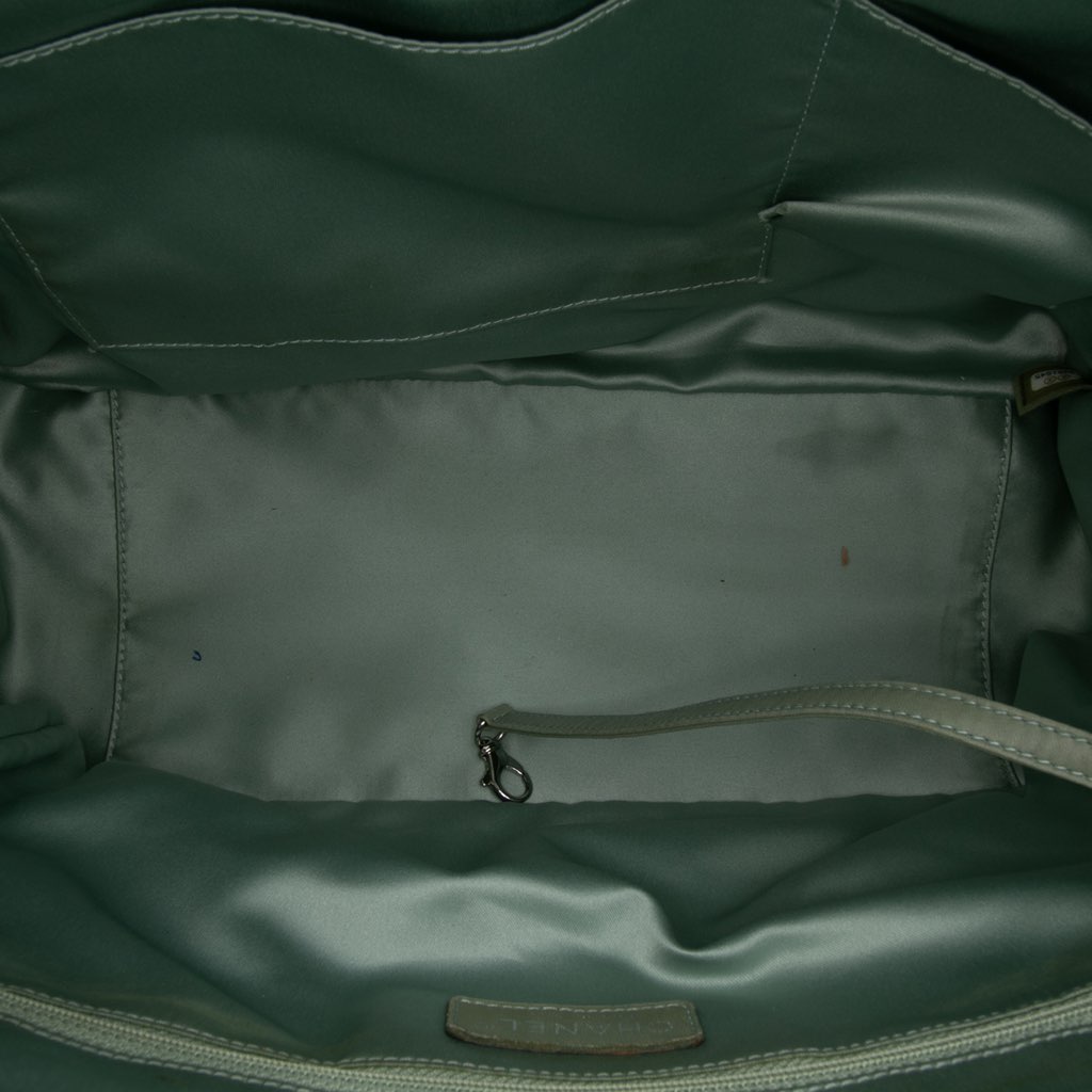 Chanel Large Bicolor Quilted Canvas Paris Biarritz Tote - 4