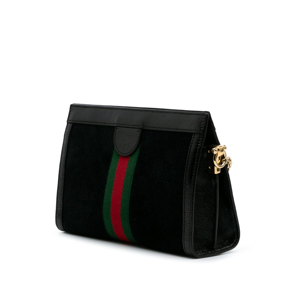 Gucci Small Suede Ophidia Chain Crossbody - 2