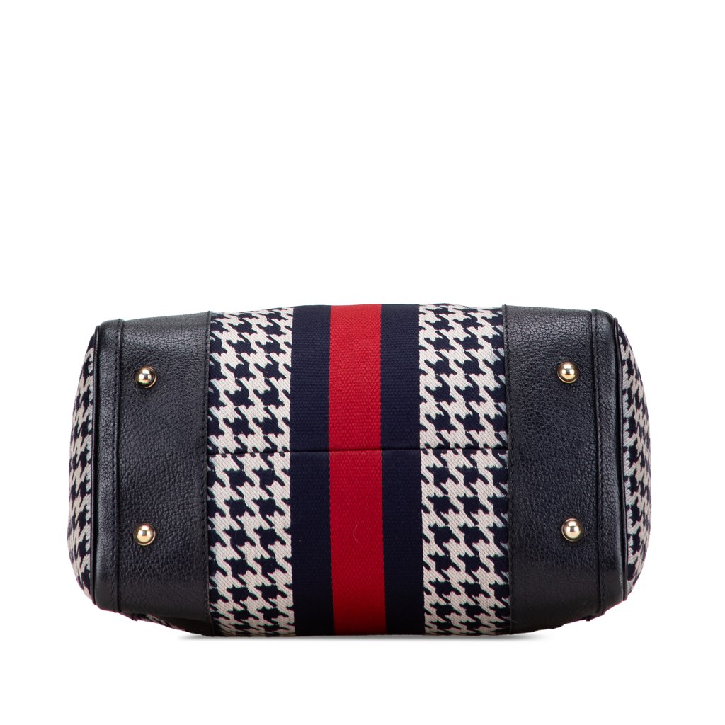 Gucci Cotton Seventies Web Boston Bag - 3