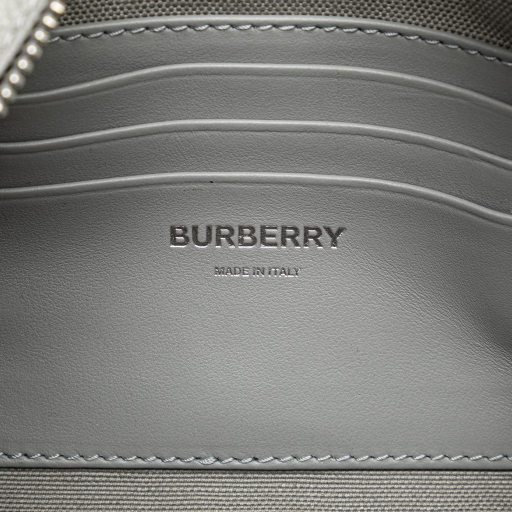 Burberry Leather Logo Cloud Crossbody - Side view