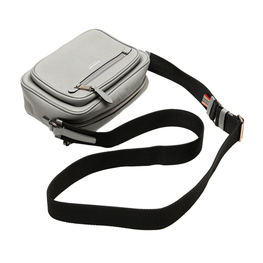 Burberry Leather Logo Cloud Crossbody - Image 11