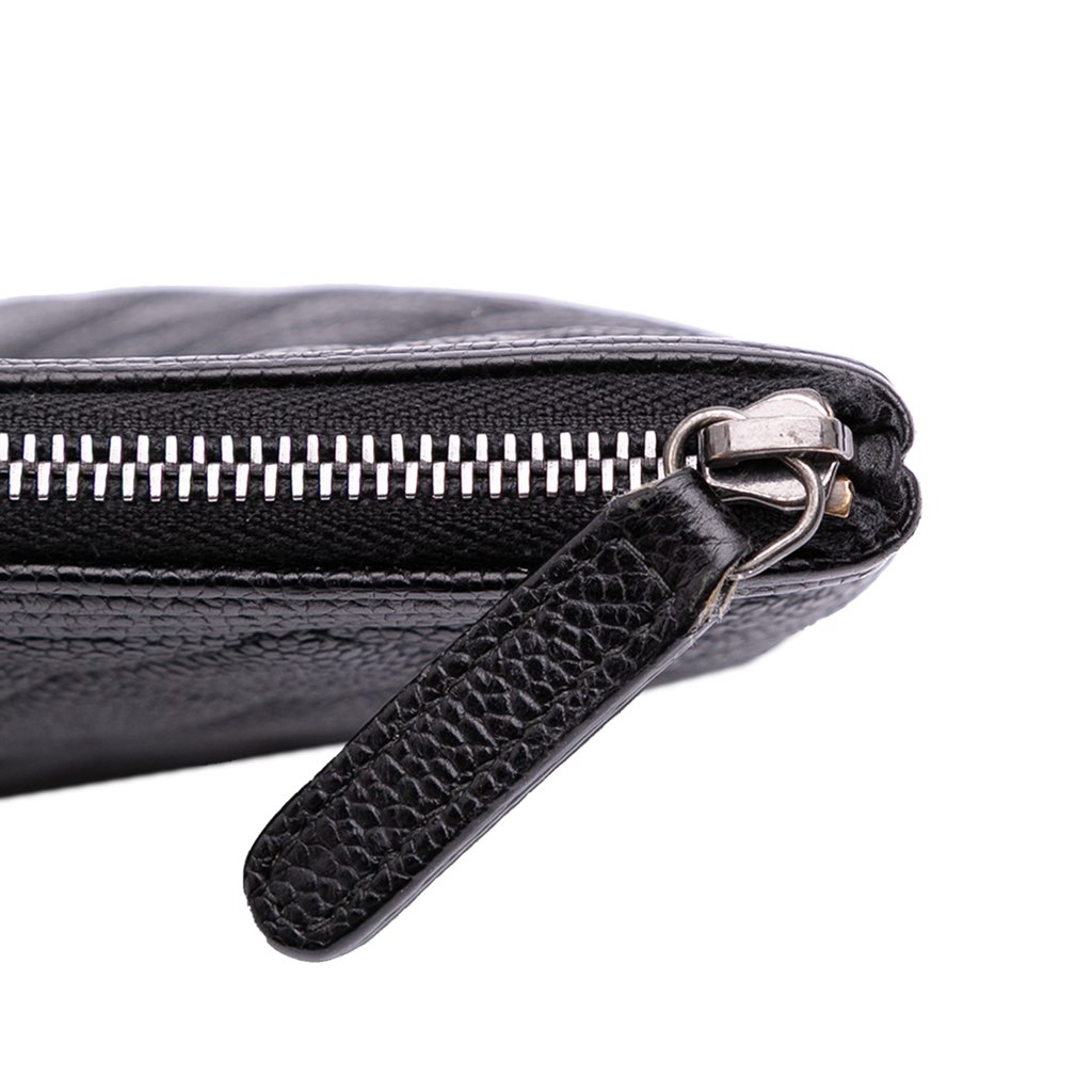 Chanel Large Quilted Caviar Boy O Case Clutch - Detail 2