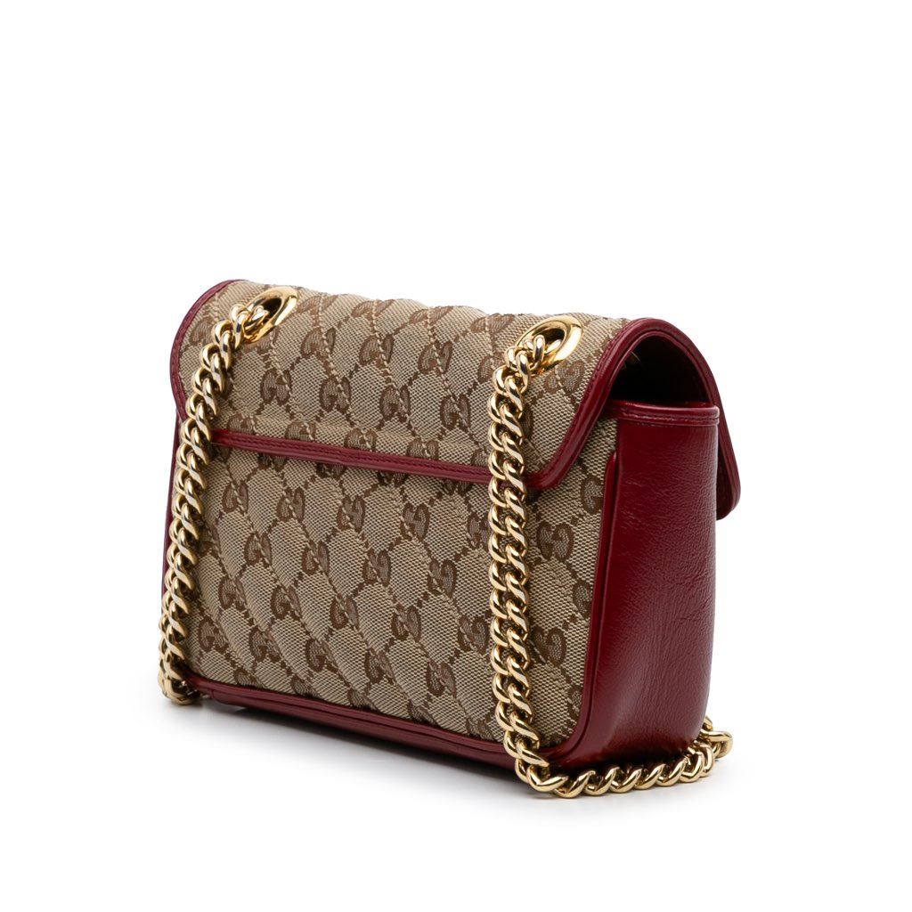 Gucci Mini GG Marmont Matelasse Canvas Flap Crossbody - 2