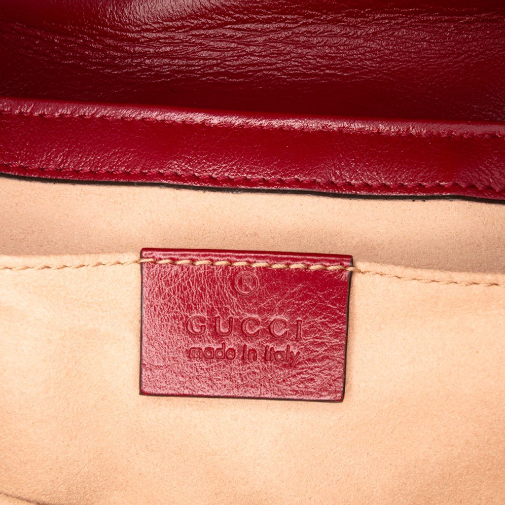 Gucci Mini GG Marmont Matelasse Canvas Flap Crossbody - 5