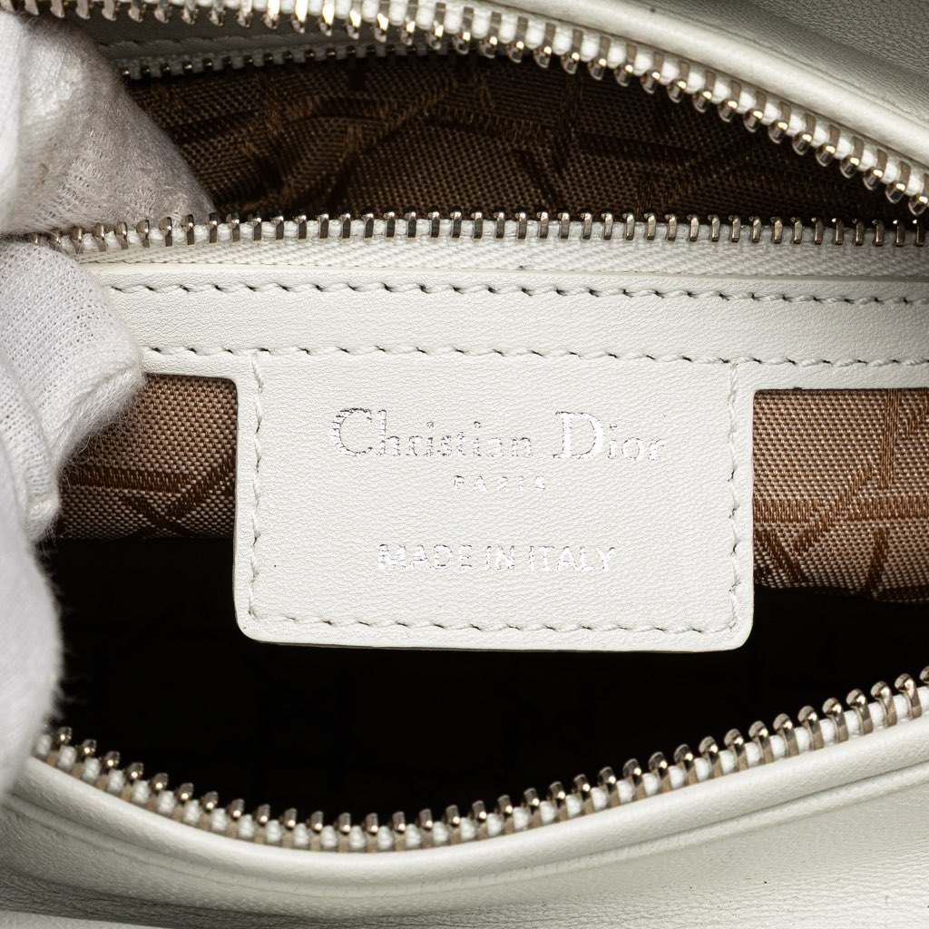 Dior Medium Lambskin Cannage Lady Dior - 5