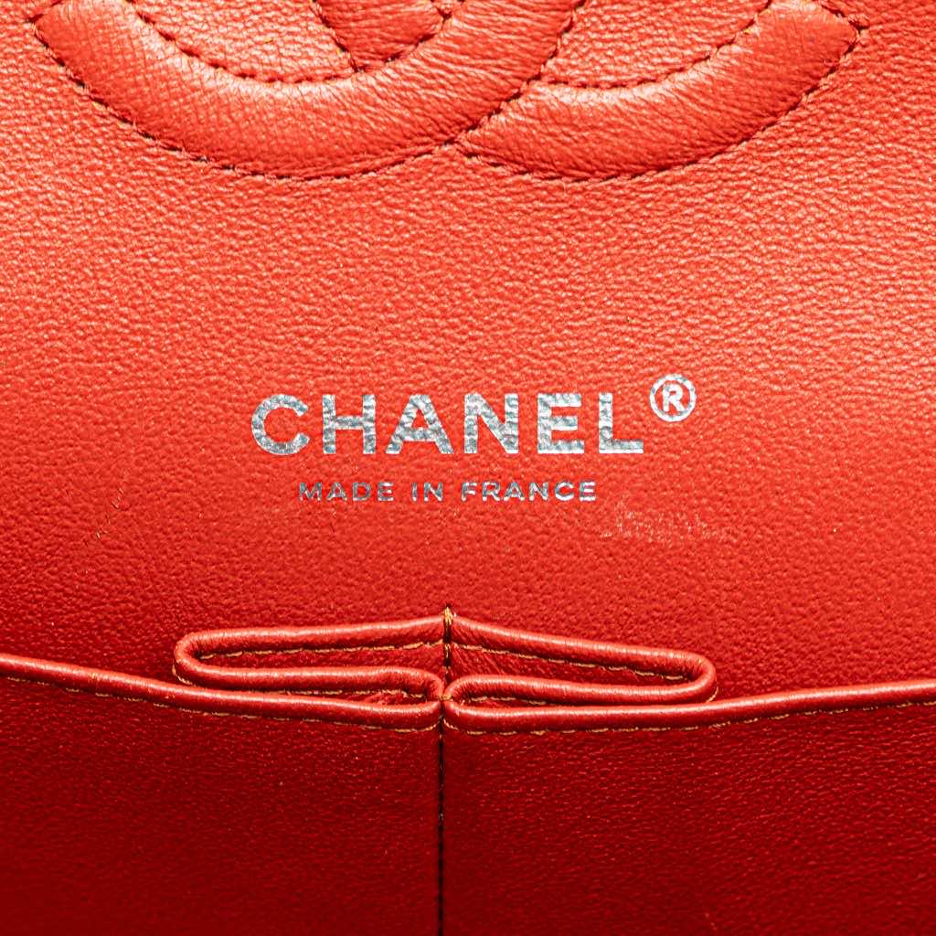 Chanel Medium Classic Tweed Double Flap - Side view