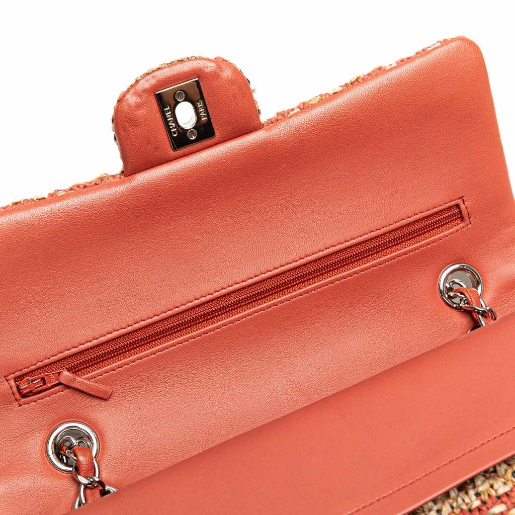 Chanel Medium Classic Tweed Double Flap - Image 10