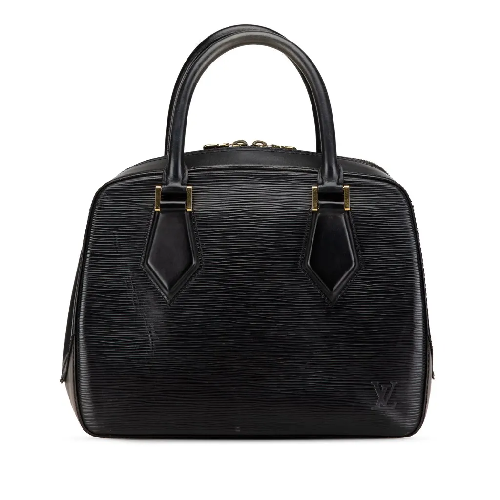 Louis Vuitton Epi Sablons Black Leather Fair - Front View
