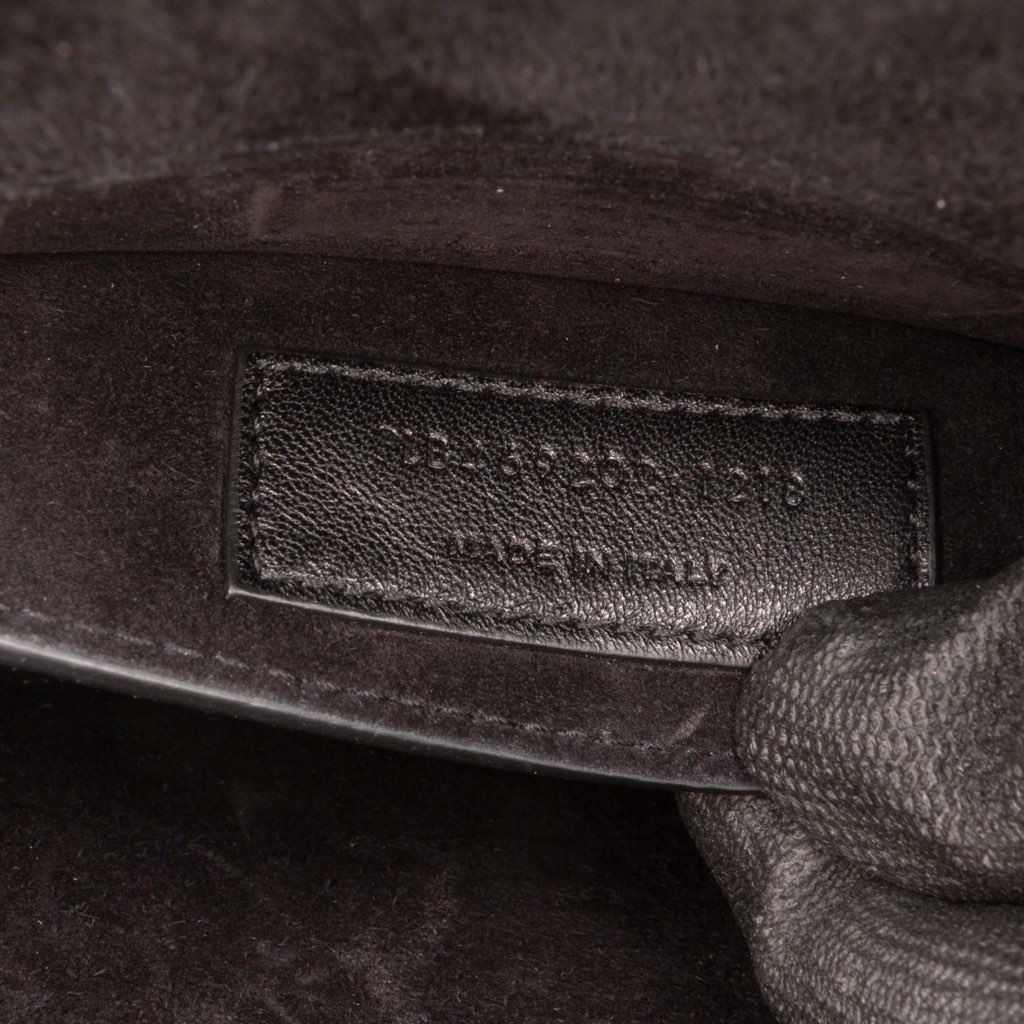 Saint Laurent Medium Leather Monogram Sunset Braided Strap Crossbody - Side view