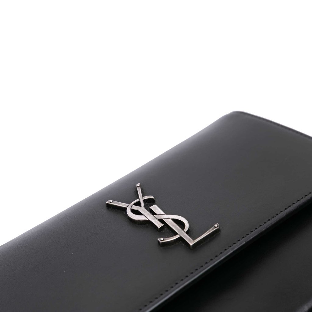 Saint Laurent Medium Leather Monogram Sunset Braided Strap Crossbody - Detail 2