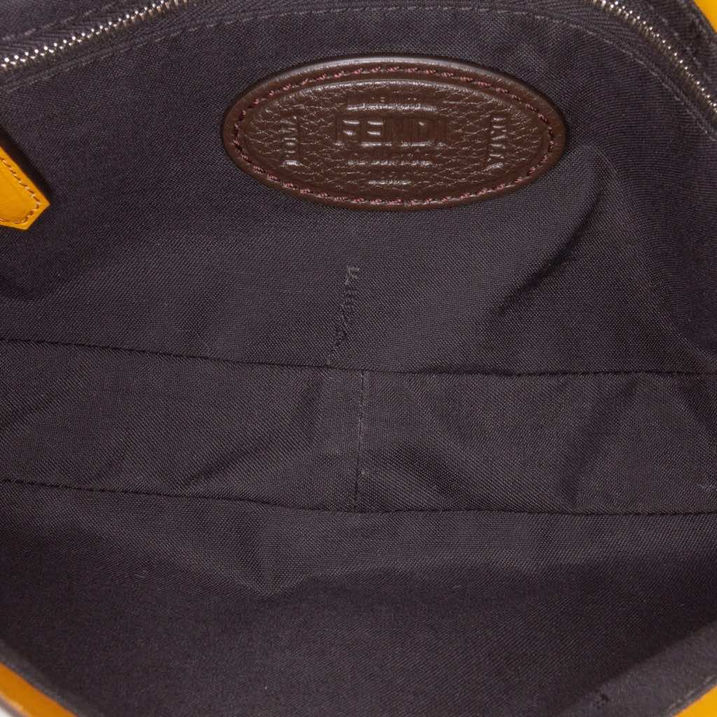 Fendi Leather Selleria Convertible Baguette Satchel - 4