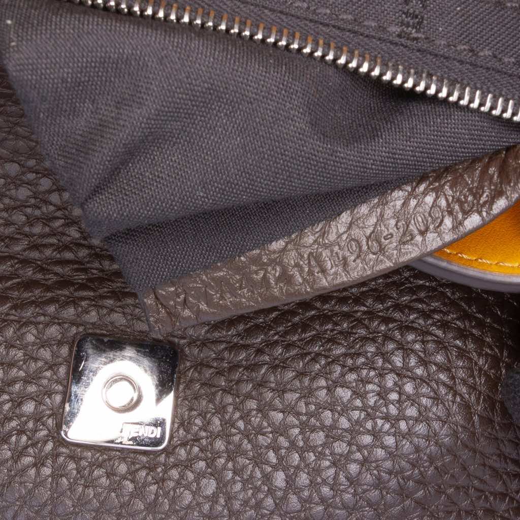Fendi Leather Selleria Convertible Baguette Satchel - Detail 1