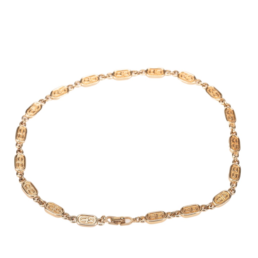 Dior Gold Plated CD Logo Link Bracelet - 3