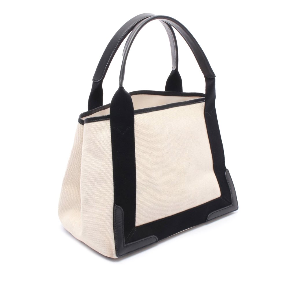 Balenciaga Canvas Navy Cabas Tote S - 2