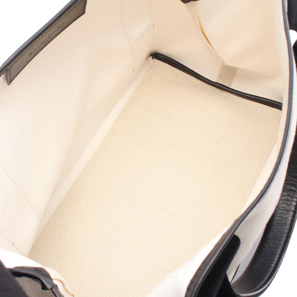 Balenciaga Canvas Navy Cabas Tote S - 3