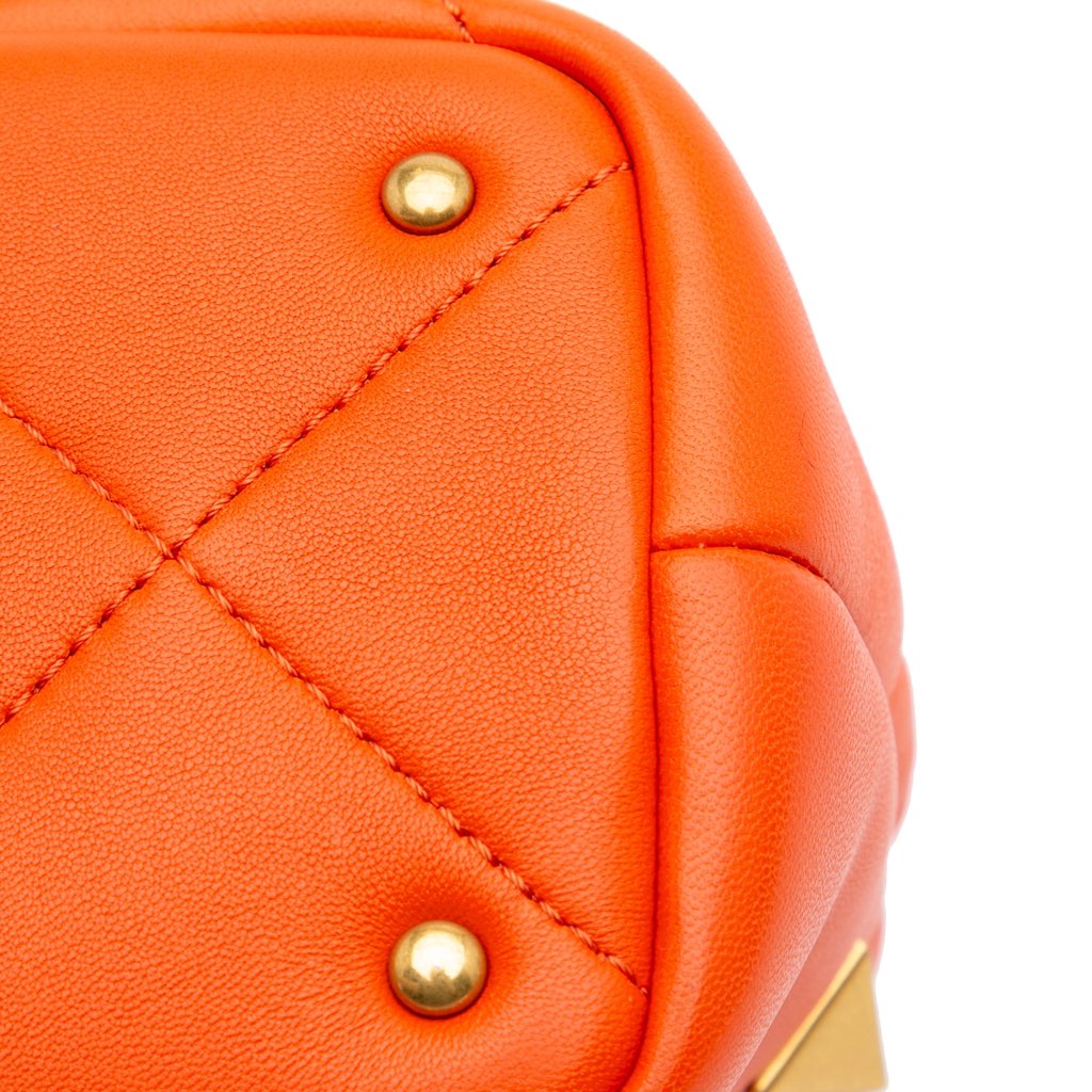 Valentino Small Nappa Roman Stud The Handle Bag - Detail 1