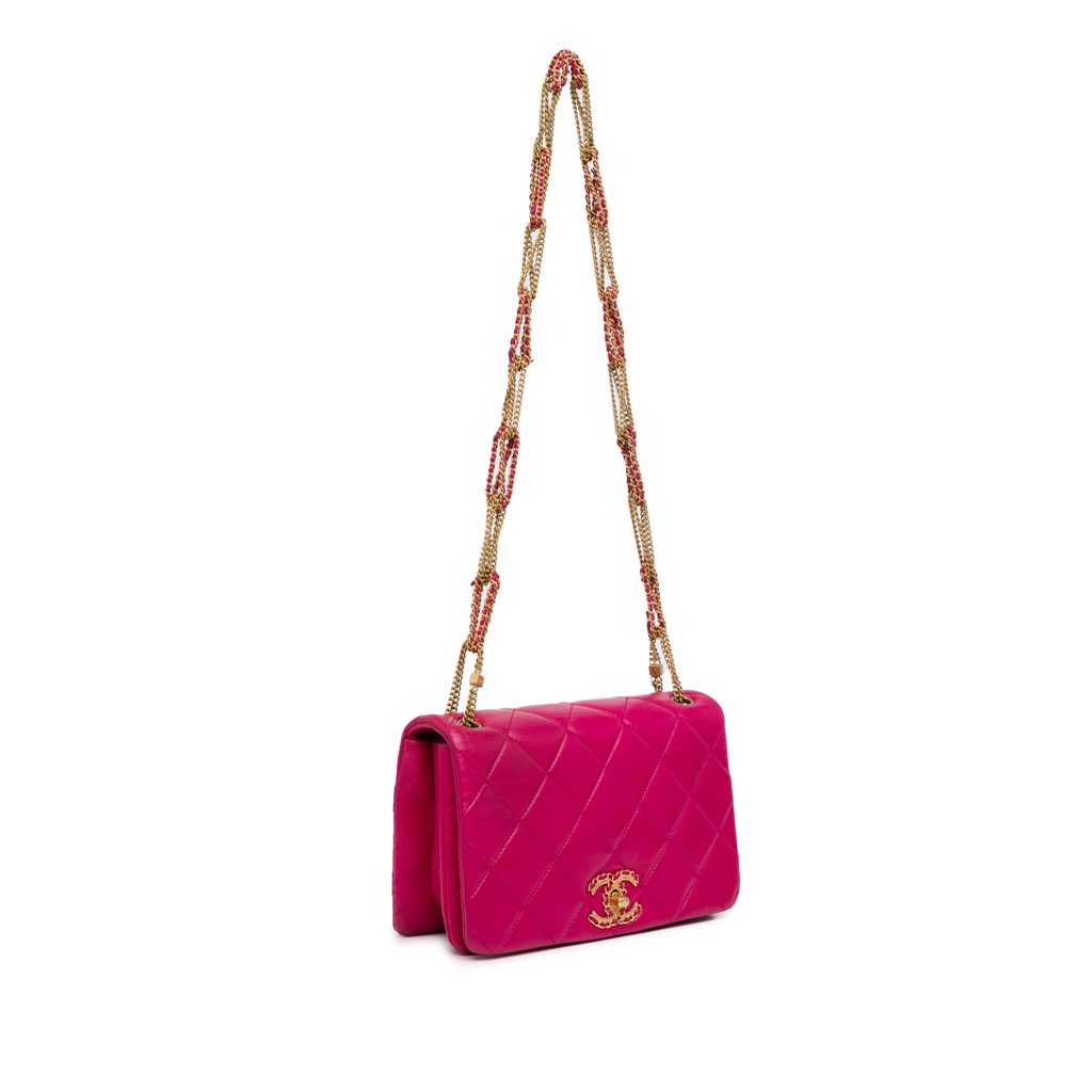 Chanel Small Quilted Lambskin On And On Chain Flap - 2