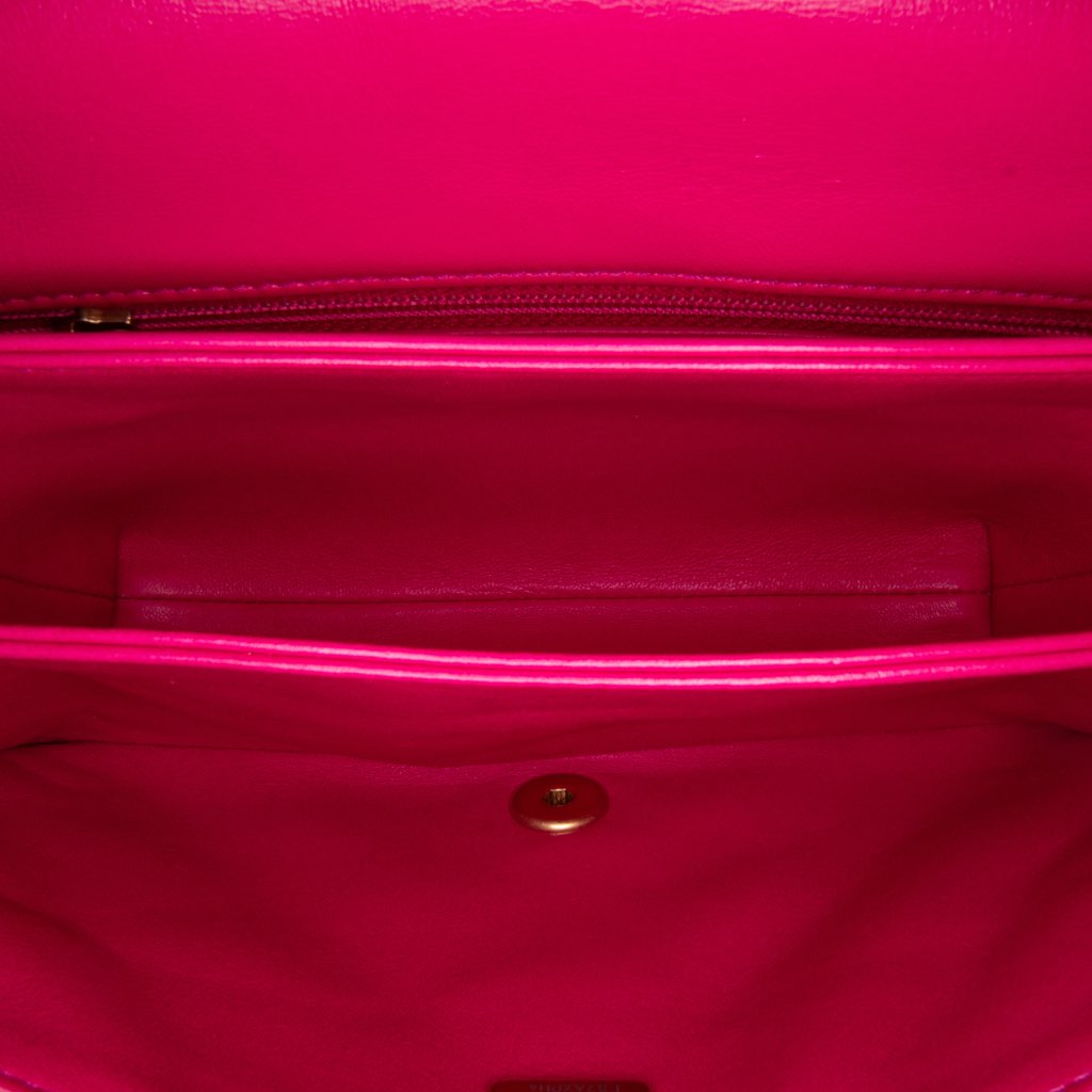 Chanel Small Quilted Lambskin On And On Chain Flap - 5