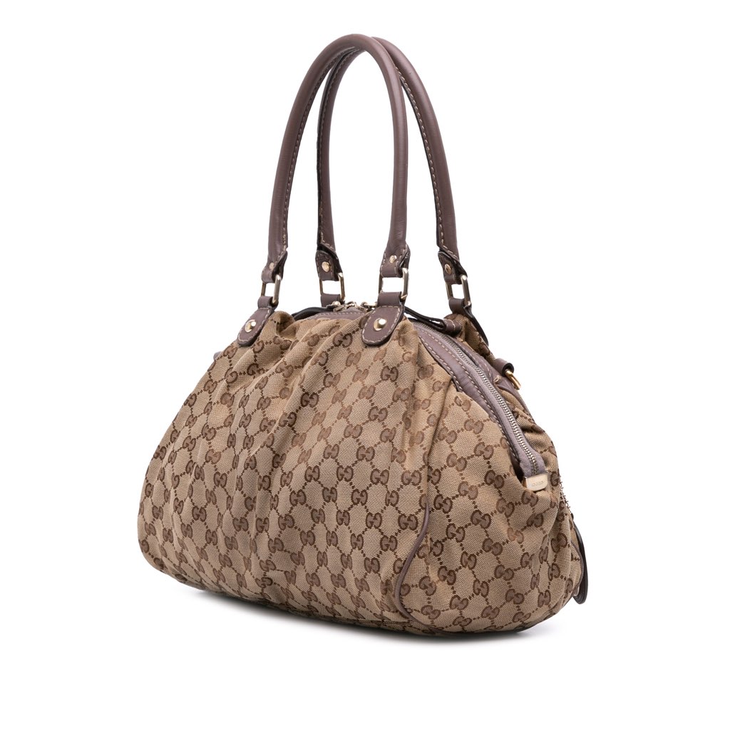Gucci GG Canvas Sukey Satchel - 2