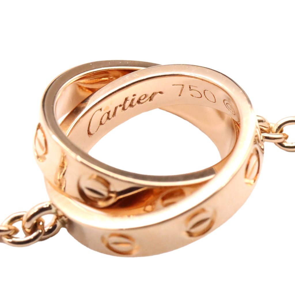 Cartier 18K Rose Gold Baby Love Necklace - 3