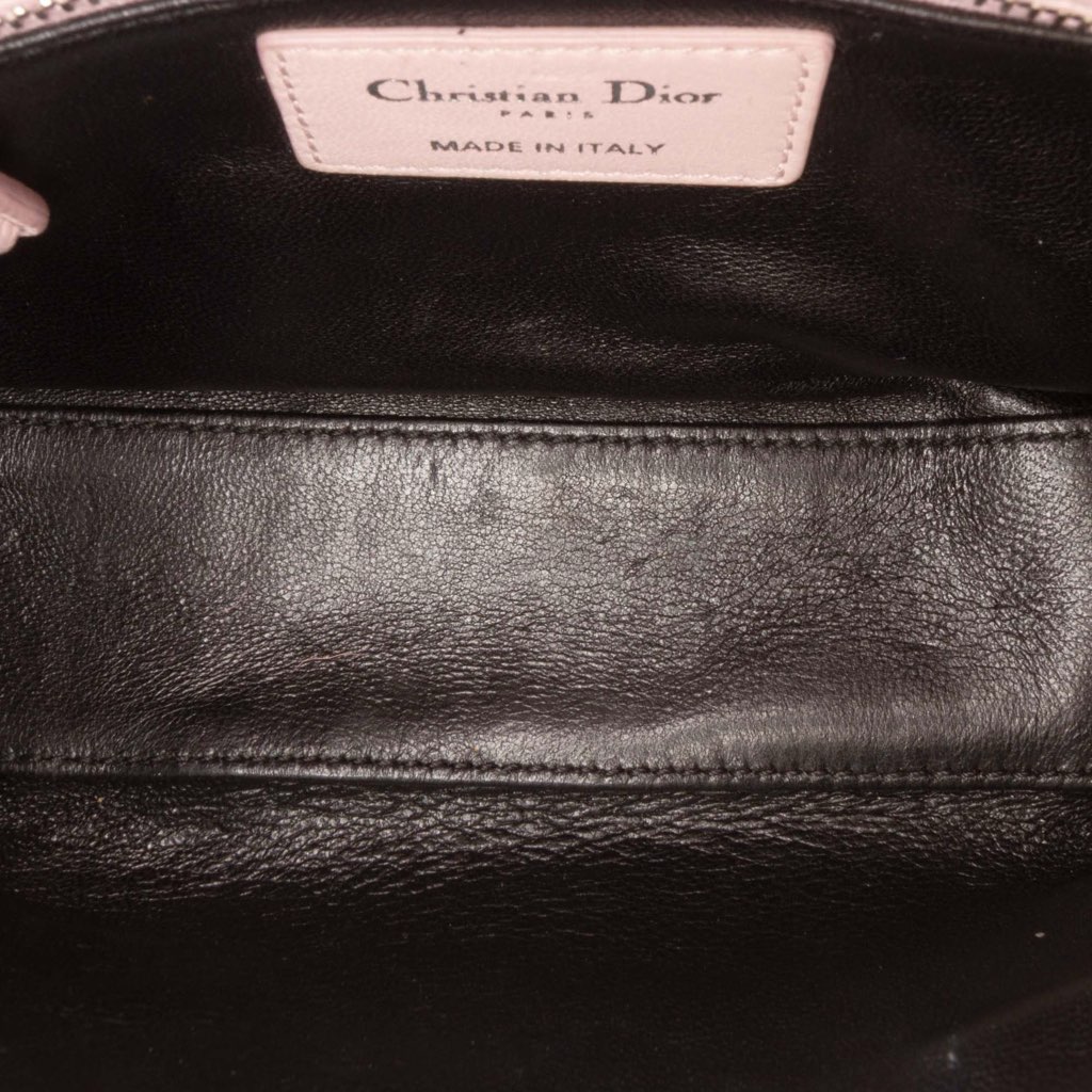 Dior Mini Calfskin Sequin Embellished Lady Dior - 4