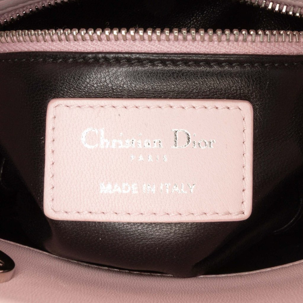 Dior Mini Calfskin Sequin Embellished Lady Dior - 5