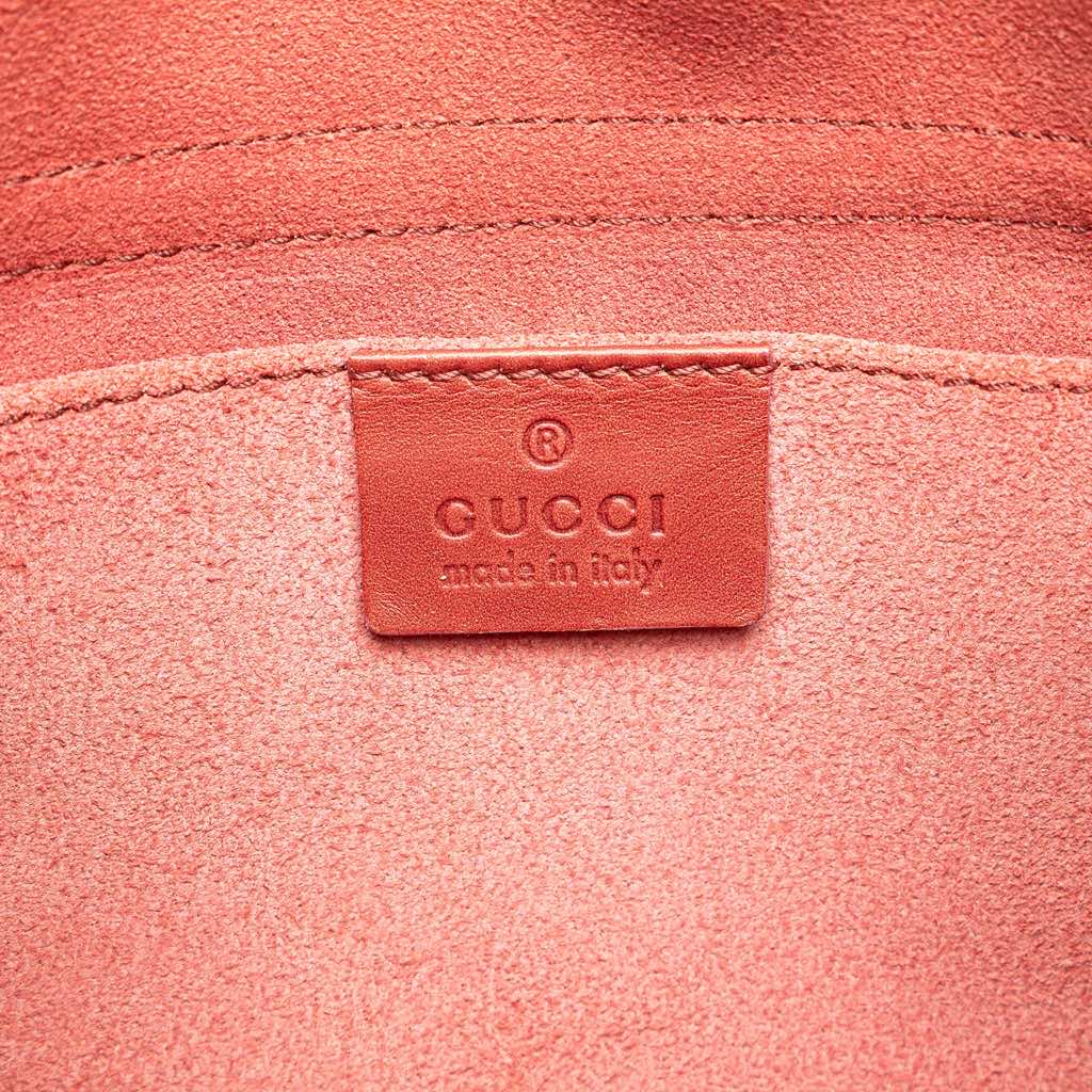 Gucci Suede Heart Shoulder Bag - 5