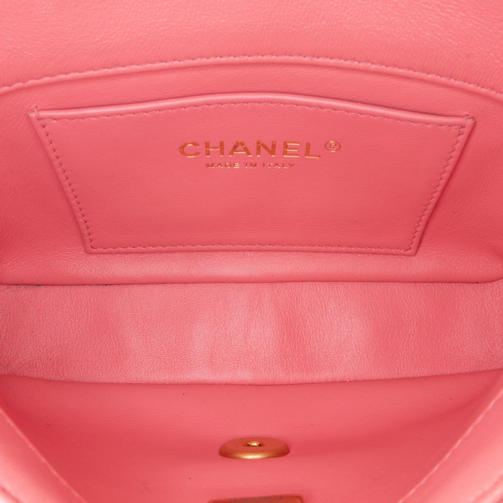 Chanel Mini Lambskin Pending CC Flap - 5