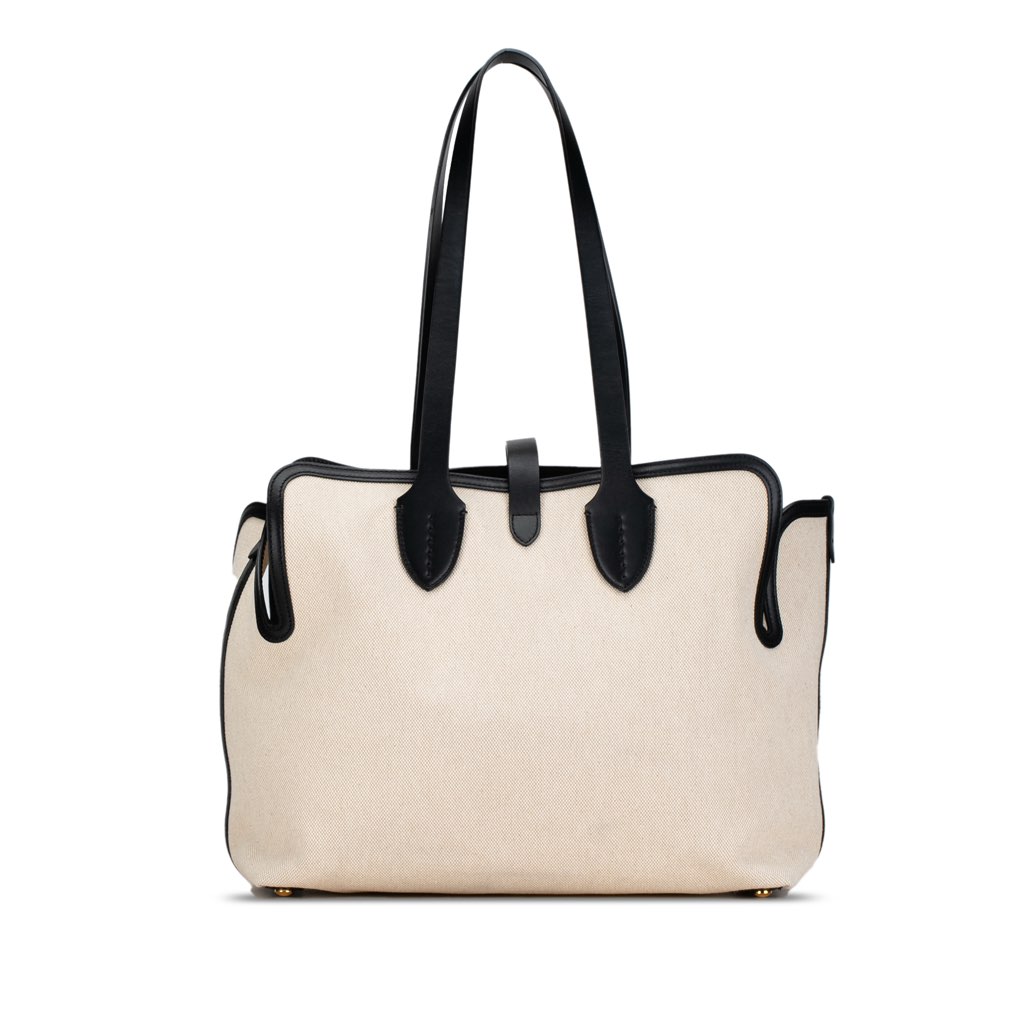 Burberry Canvas Logo Soft Belt Tote - 3