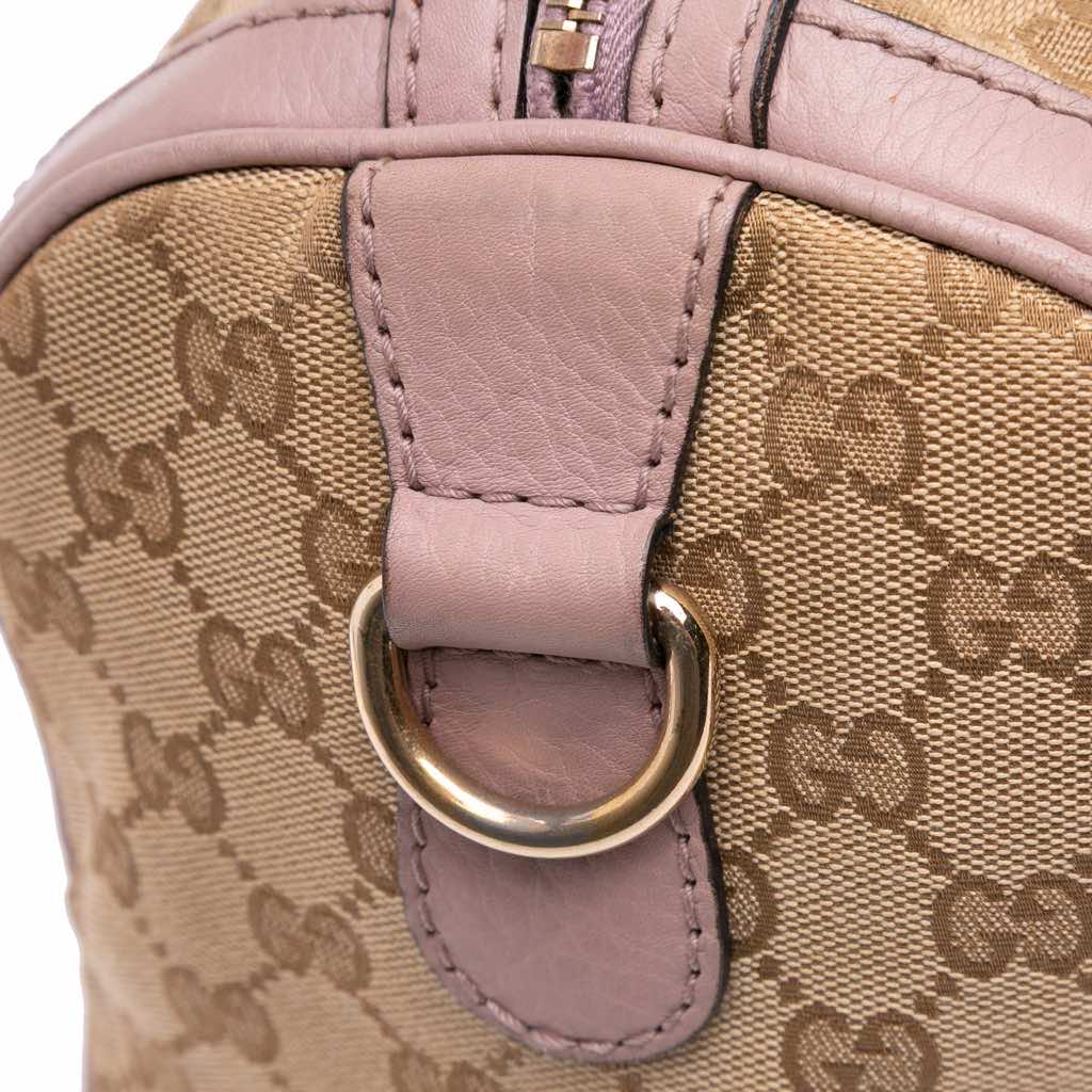 Gucci GG Canvas Web Joy Boston Bag - Image 10