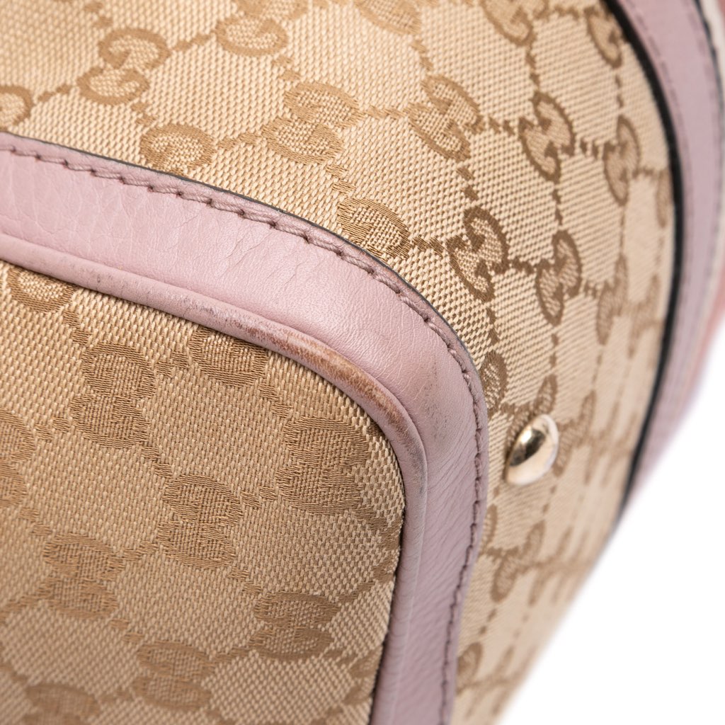 Gucci GG Canvas Web Joy Boston Bag - Image 12