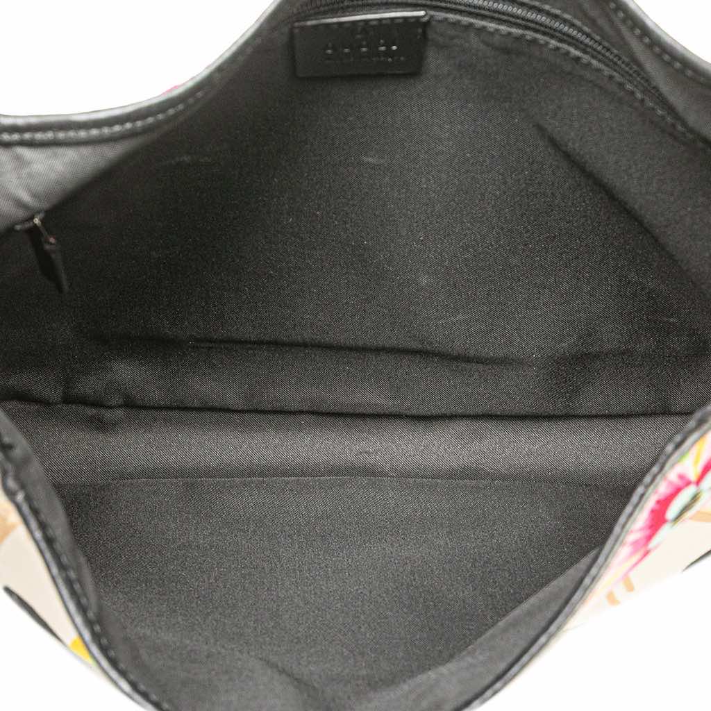 Gucci Printed Canvas Floral Jackie Shoulder Bag - 4