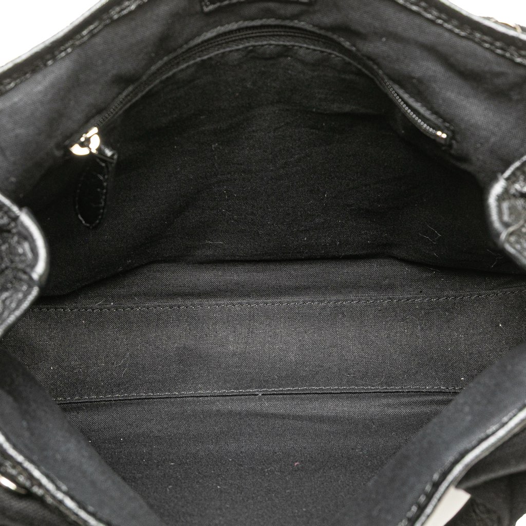 Balenciaga Leather Navy Cabas Tote XS - 4