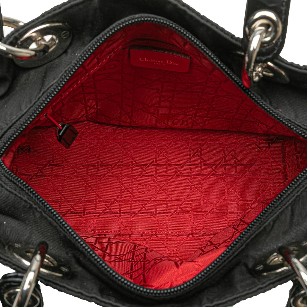 Dior Medium Nylon Cannage Lady Dior - 4