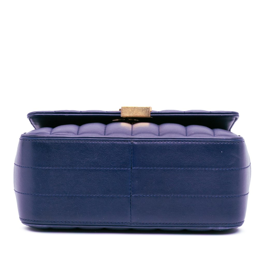 Saint Laurent Medium Lambskin Monogram Vicky Chain Bag - Image 6