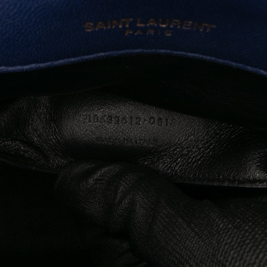 Saint Laurent Medium Lambskin Monogram Vicky Chain Bag - Detail 1