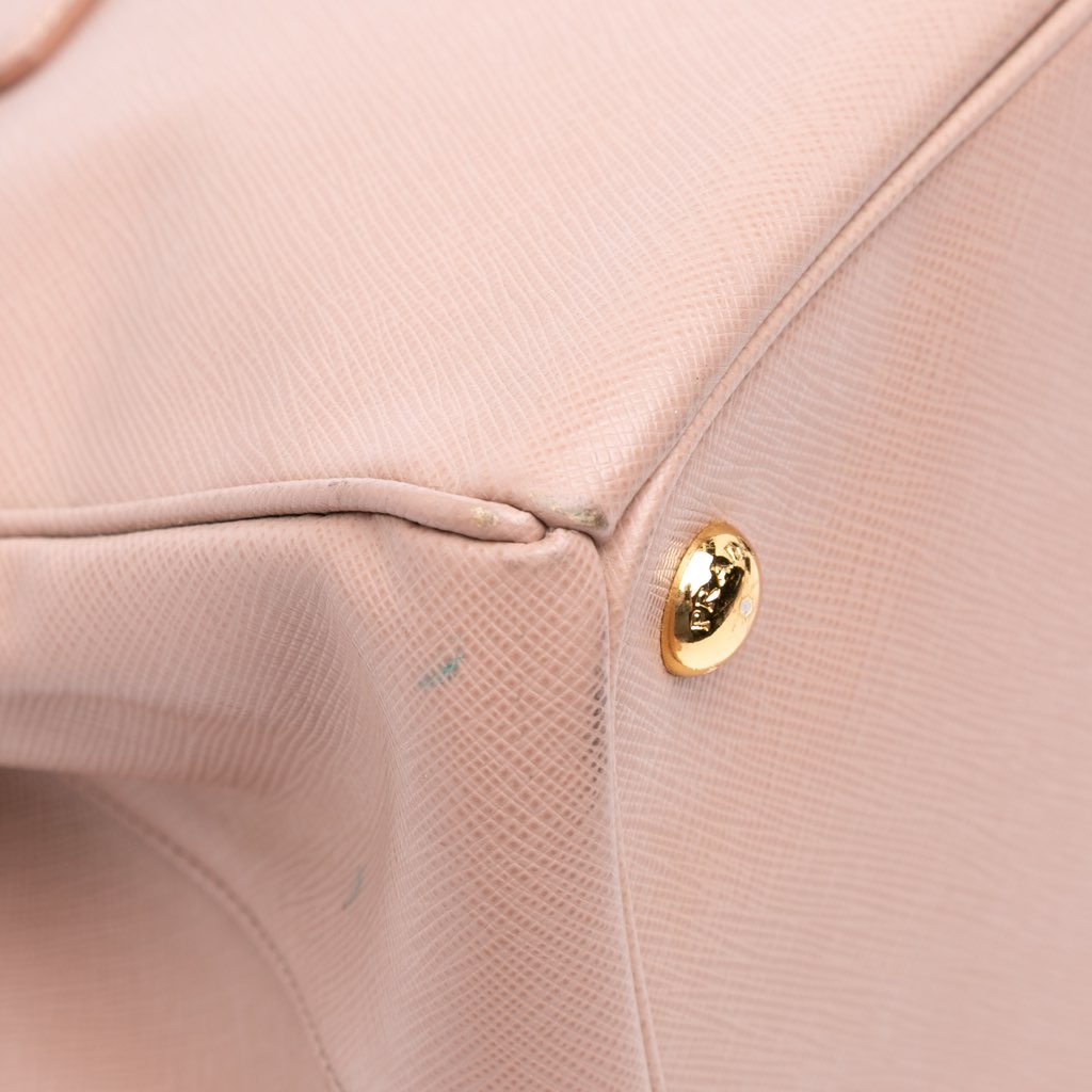 Prada Large Saffiano Lux Galleria Double Zip Satchel - Image 14