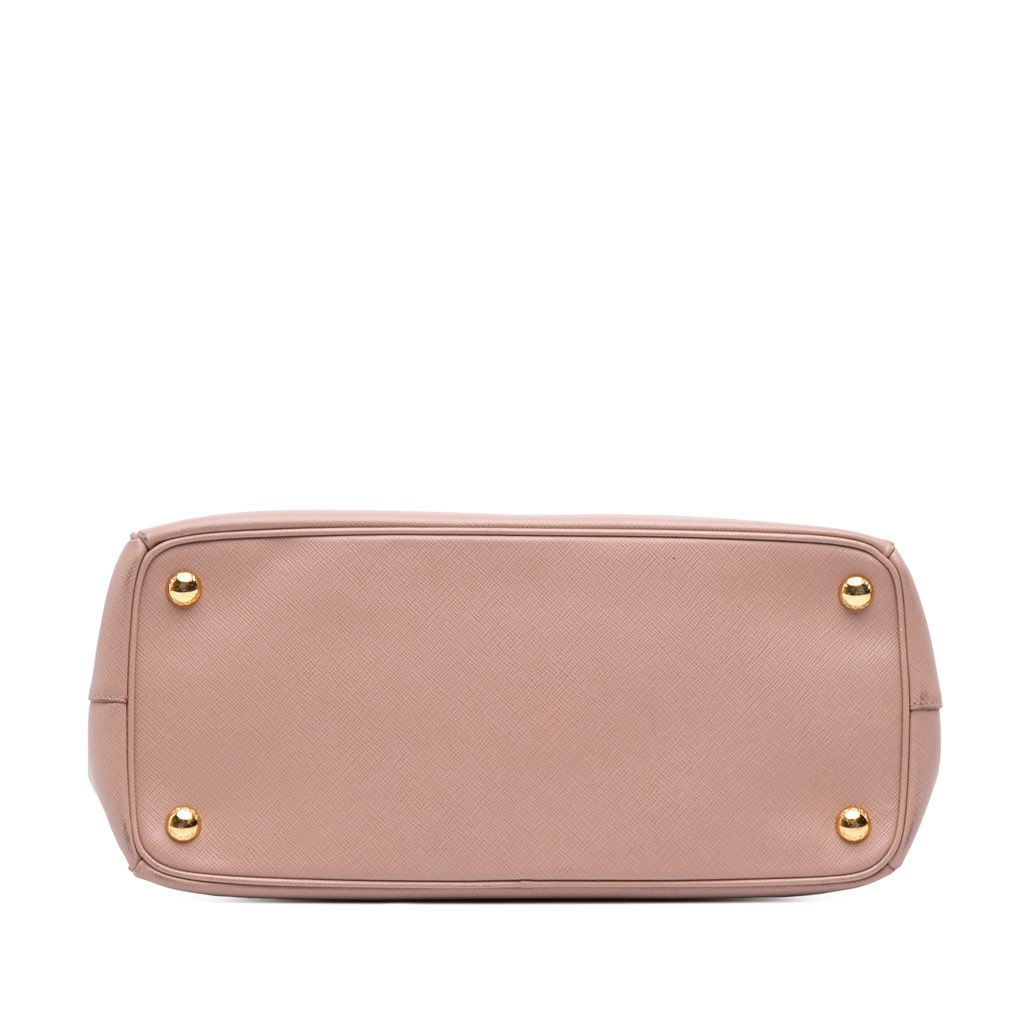 Prada Large Saffiano Lux Galleria Double Zip Satchel - Image 6
