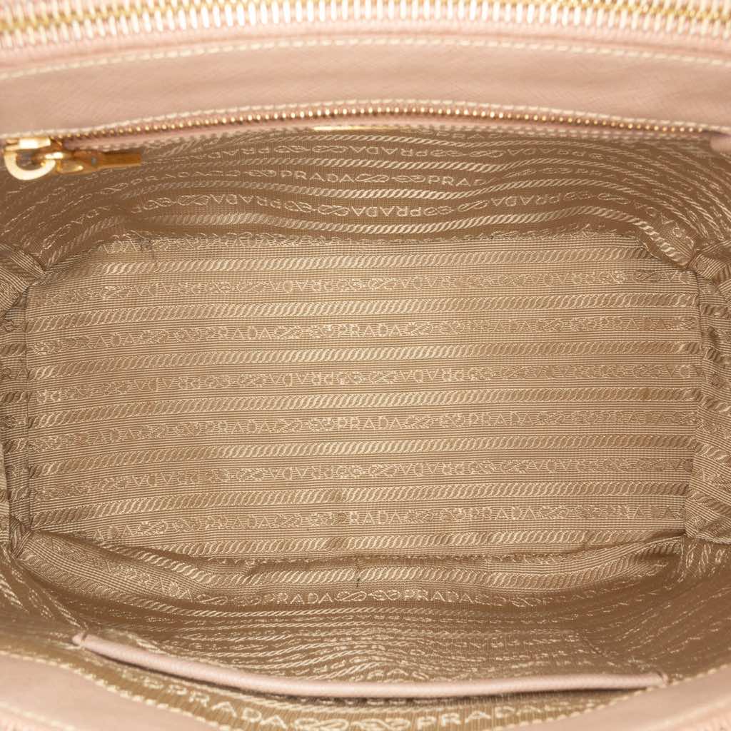 Prada Large Saffiano Lux Galleria Double Zip Satchel - 4