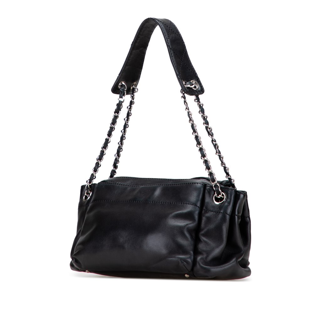 Chanel CC Quilted Lambskin Accordion Shoulder Bag - 2