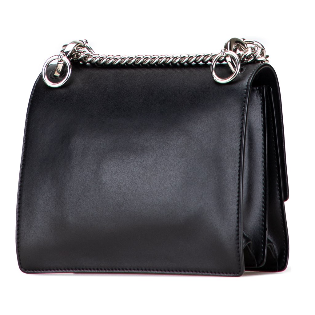 Fendi Mini Leather Monster Kan I Crossbody - Back view