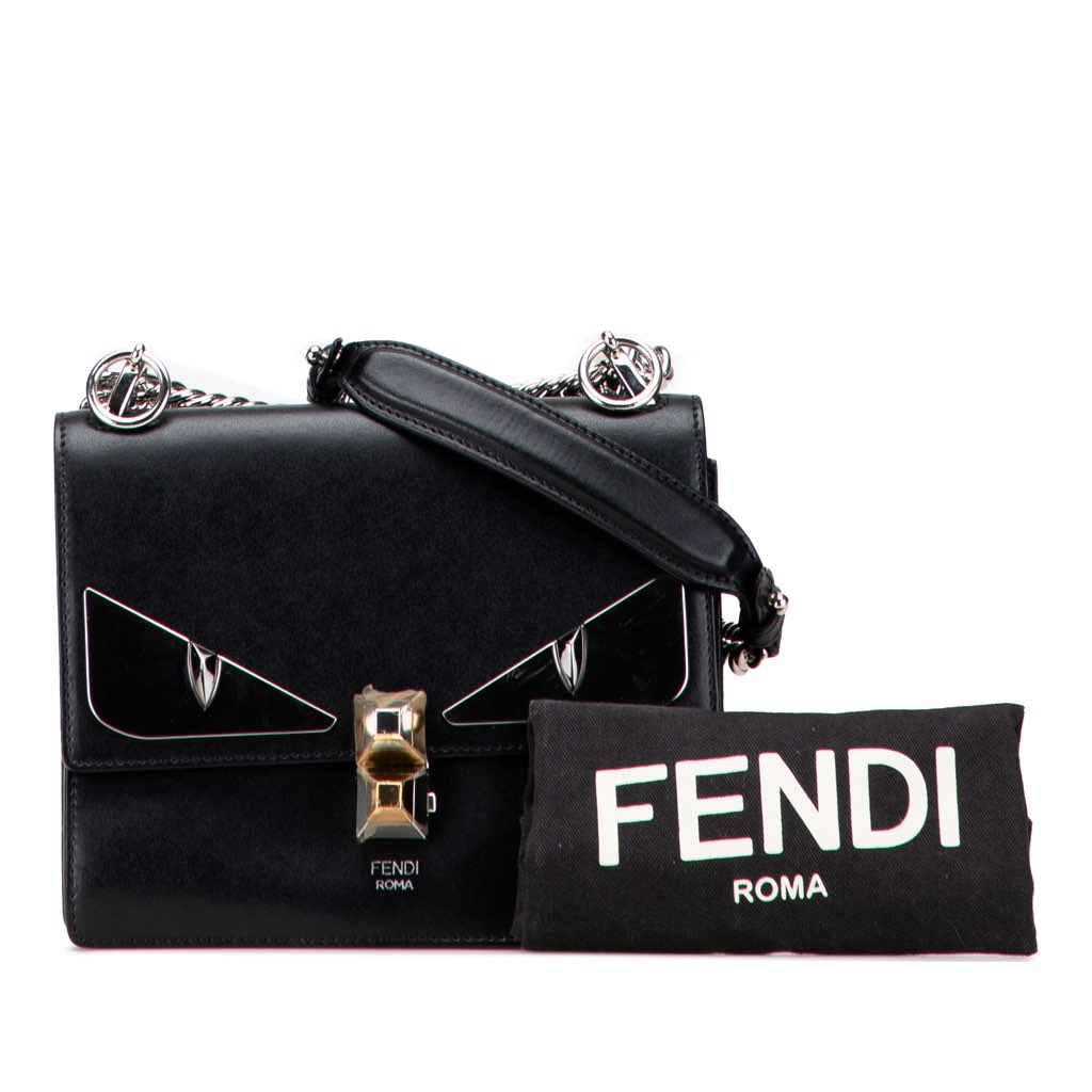 Fendi Mini Leather Monster Kan I Crossbody - Image 12