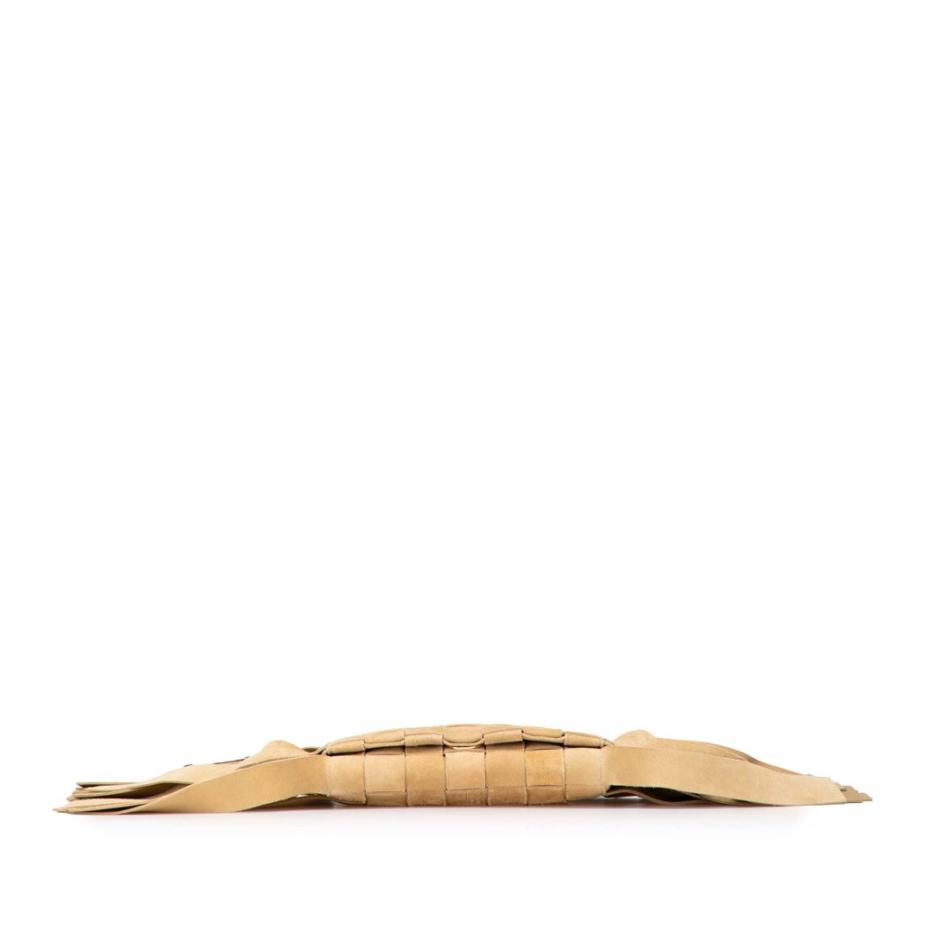 Loewe Woven Suede Fringe Crossbody - 3