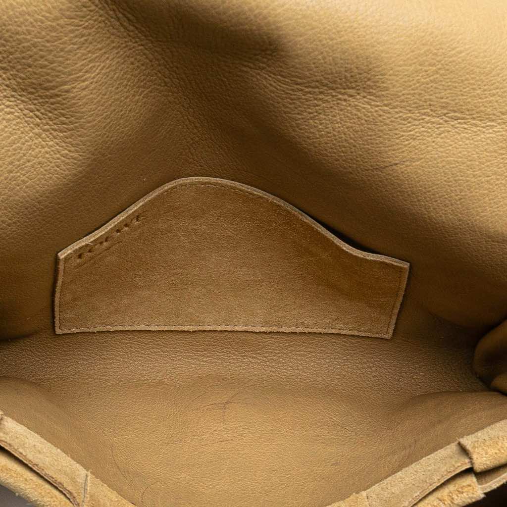 Loewe Woven Suede Fringe Crossbody - 4