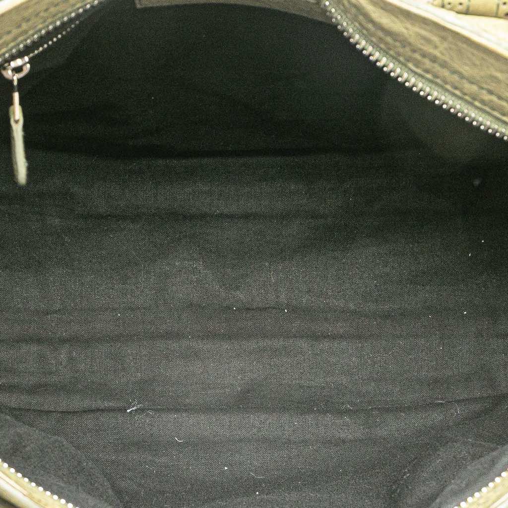 Balenciaga Lambskin Motocross City Giant Brogues Satchel - 4