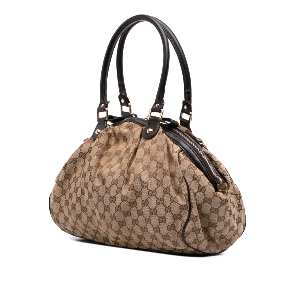 Gucci GG Canvas Sukey Satchel - 2