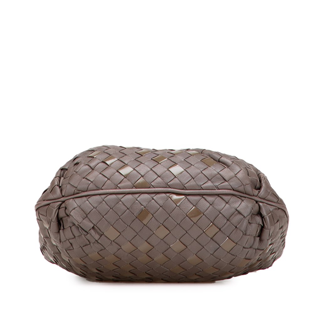 Bottega Veneta Nappa and Patent Intrecciato Crossbody - Image 6