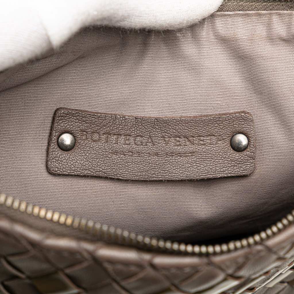 Bottega Veneta Nappa and Patent Intrecciato Crossbody - Side view